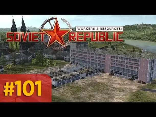 Let's Play Workers and Resources #101: Baustopp an der Unimedizin (Gameplay / Deutsch)