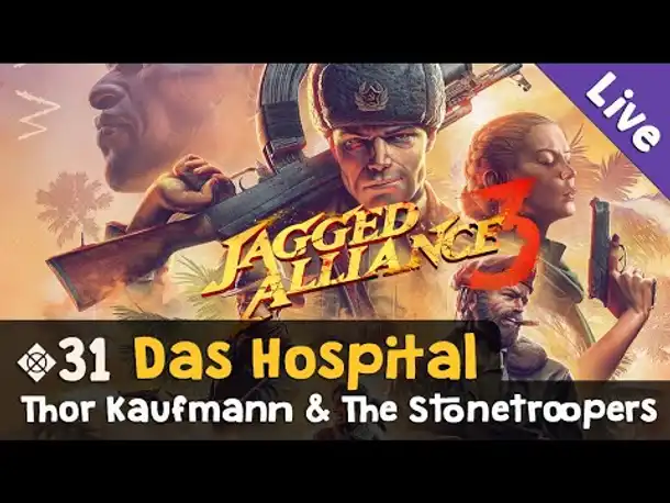#31: Das Hospital ✦ Let's Play Jagged Alliance 3 / Blind / Ironman (Livestream-Aufzeichnung)